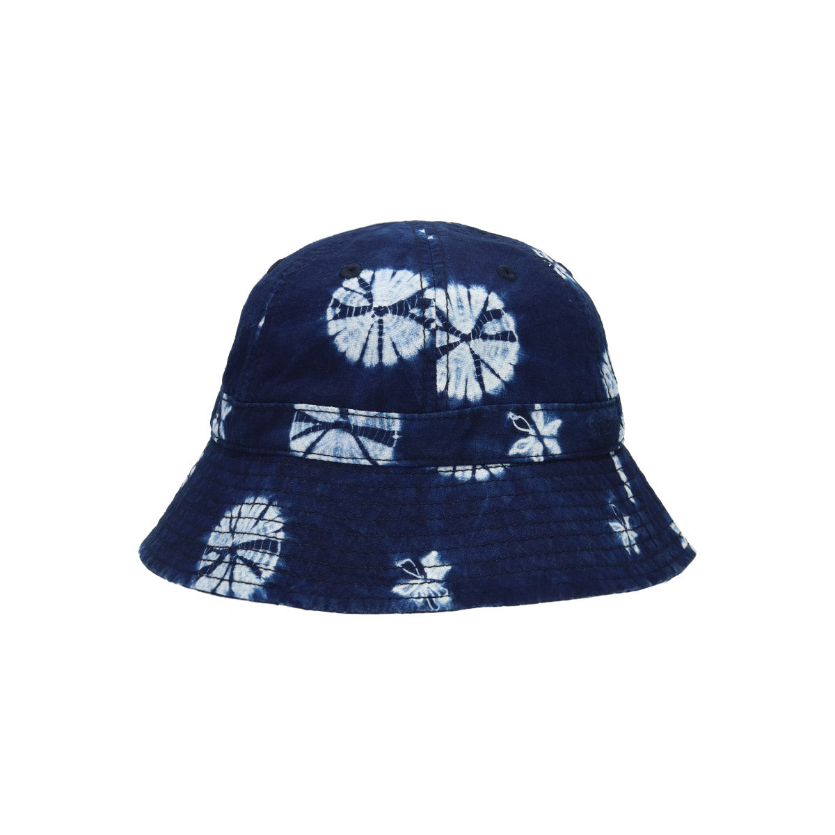 Bucket Cotton floral blau