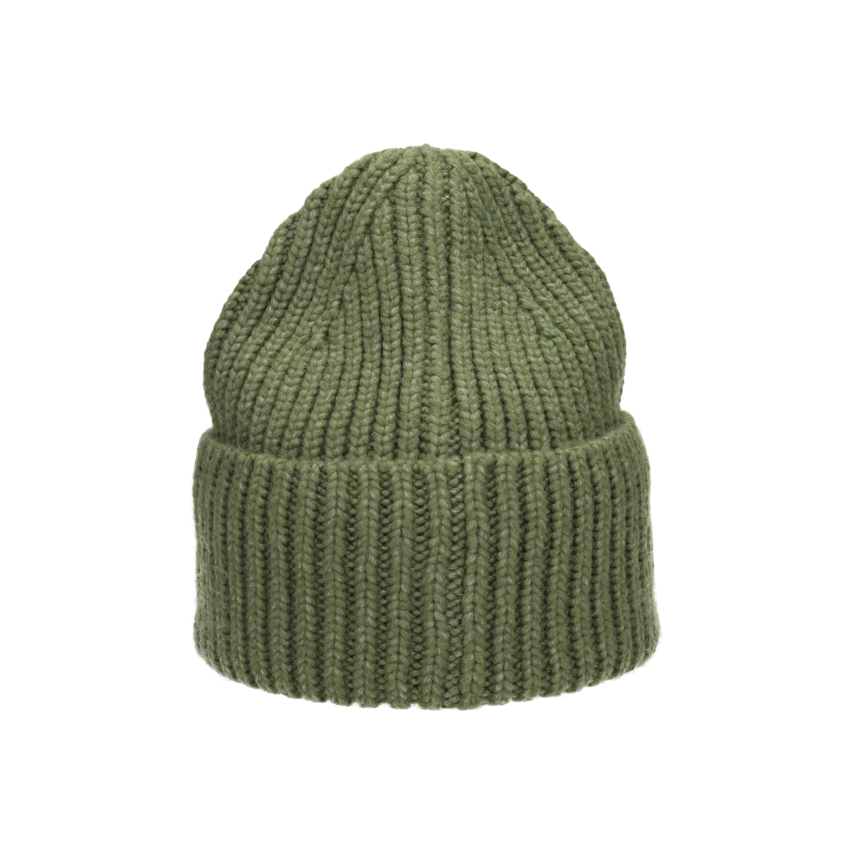 W ChWnky Rib Beanie bWrnt olive