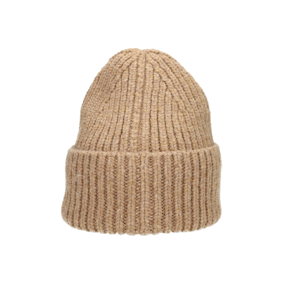 W Chunky Rib Beanie camel