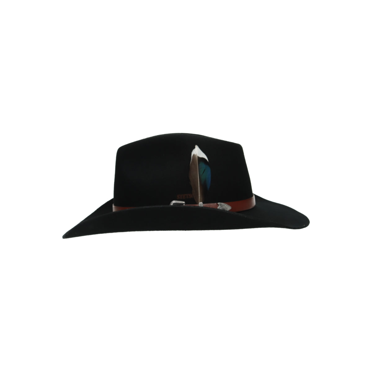 Western Woolfelt schwarz hell