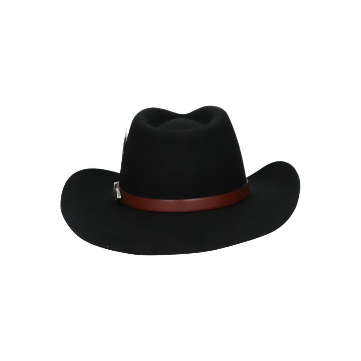 Western Woolfelt schwarz hell