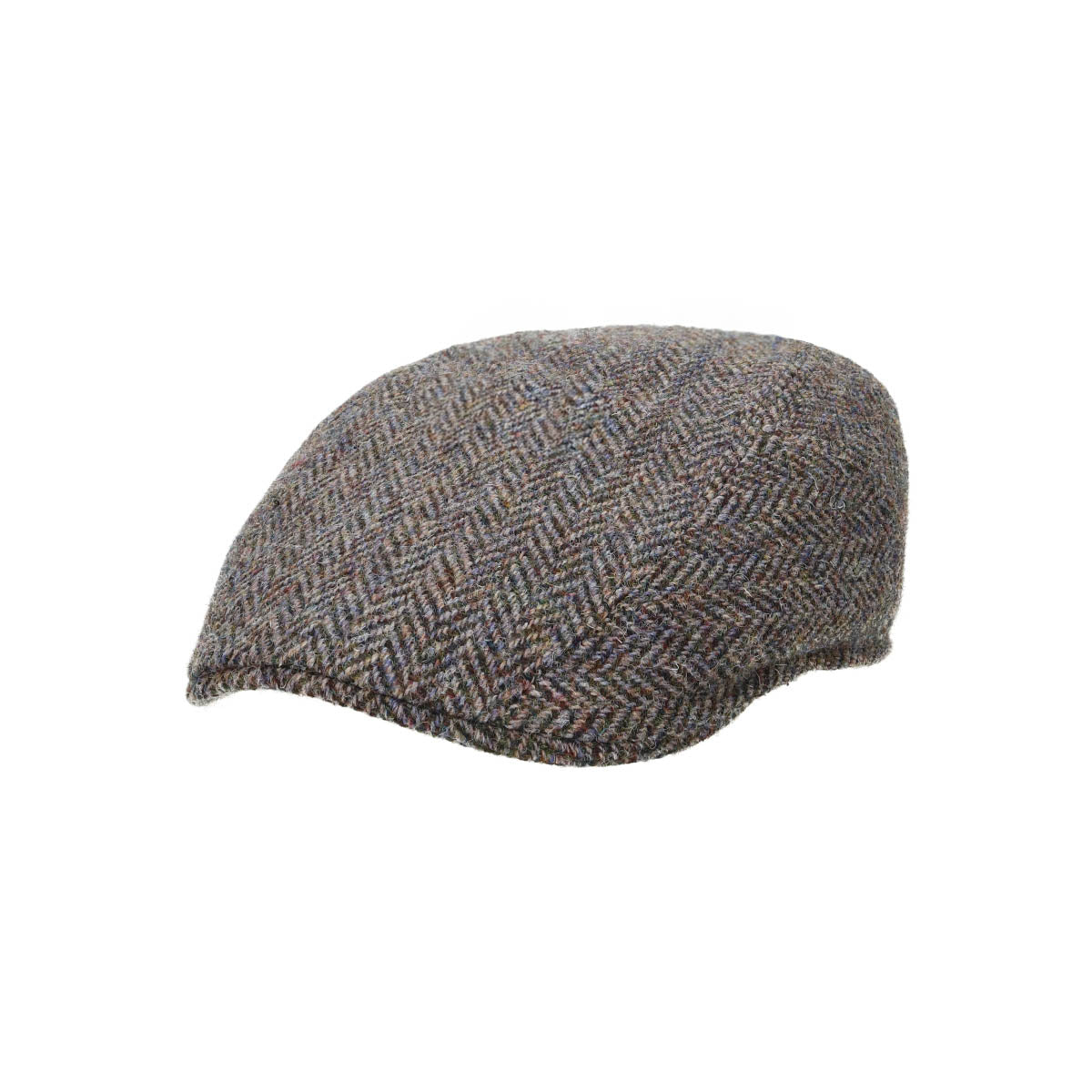 Ivy Cap Herringbone Harris Tweed fischgrat-beige