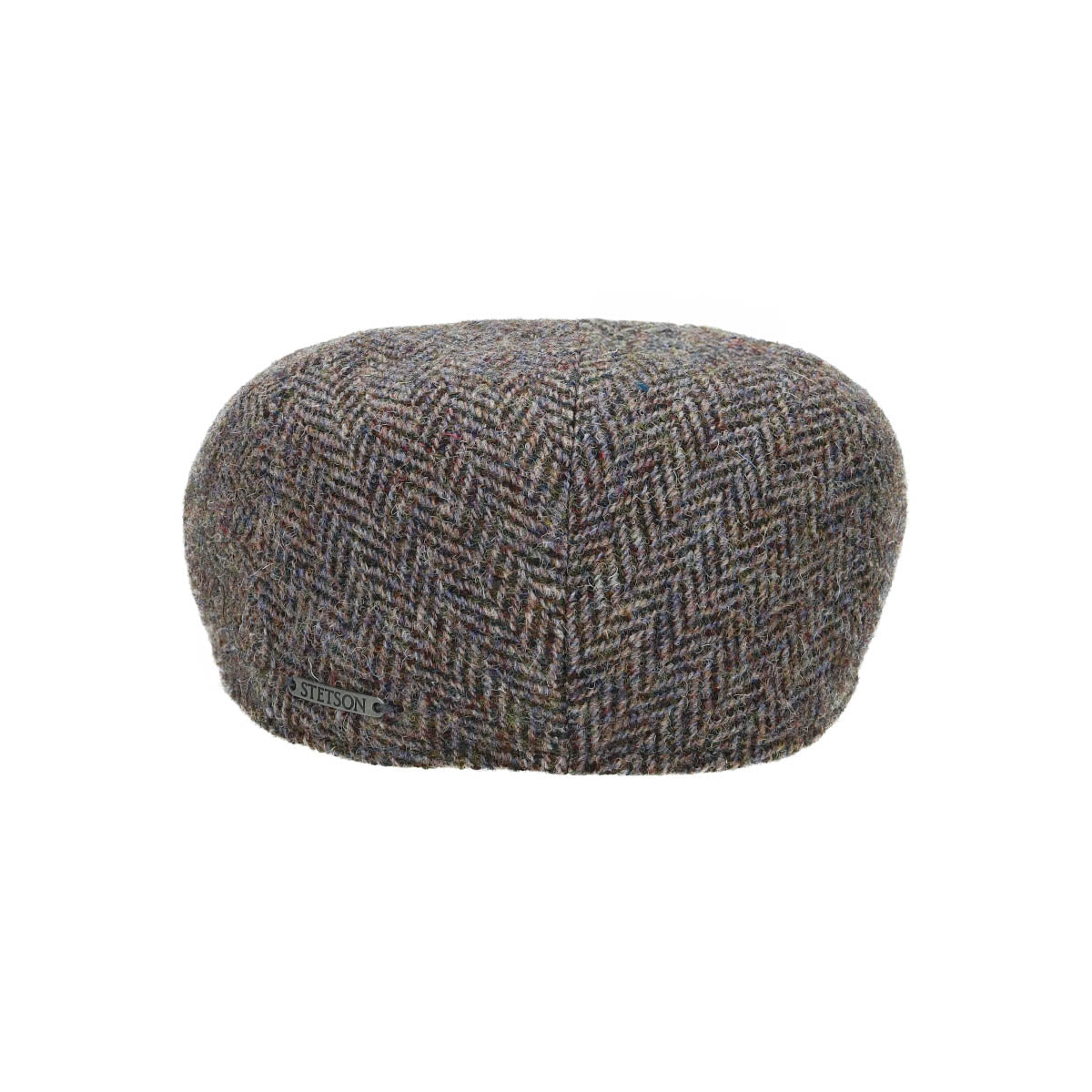 Ivy Cap Herringbone Harris Tweed fischgrat-beige