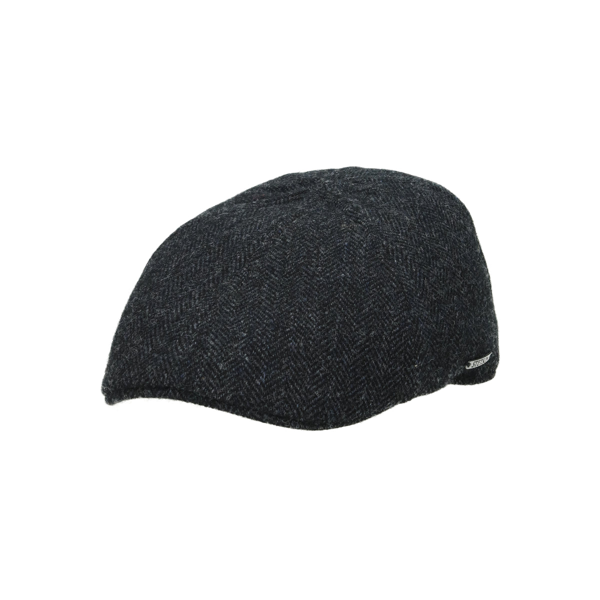 Texas Wool Herringbone fischgrat schwarz grau