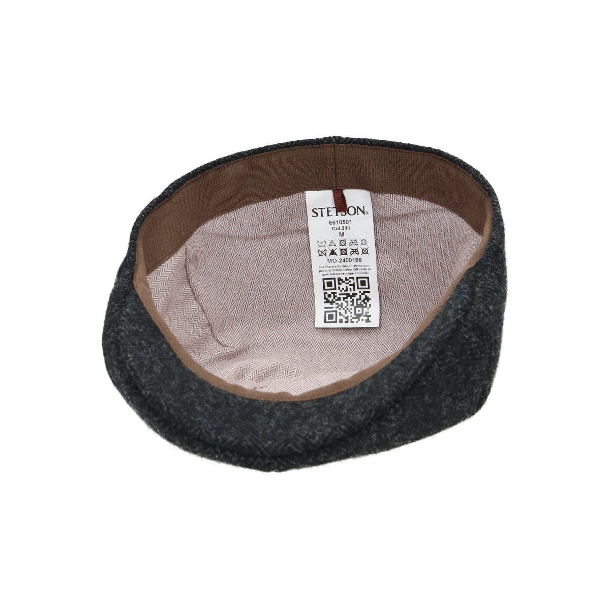 Texas Wool Herringbone fischgrat schwarz grau