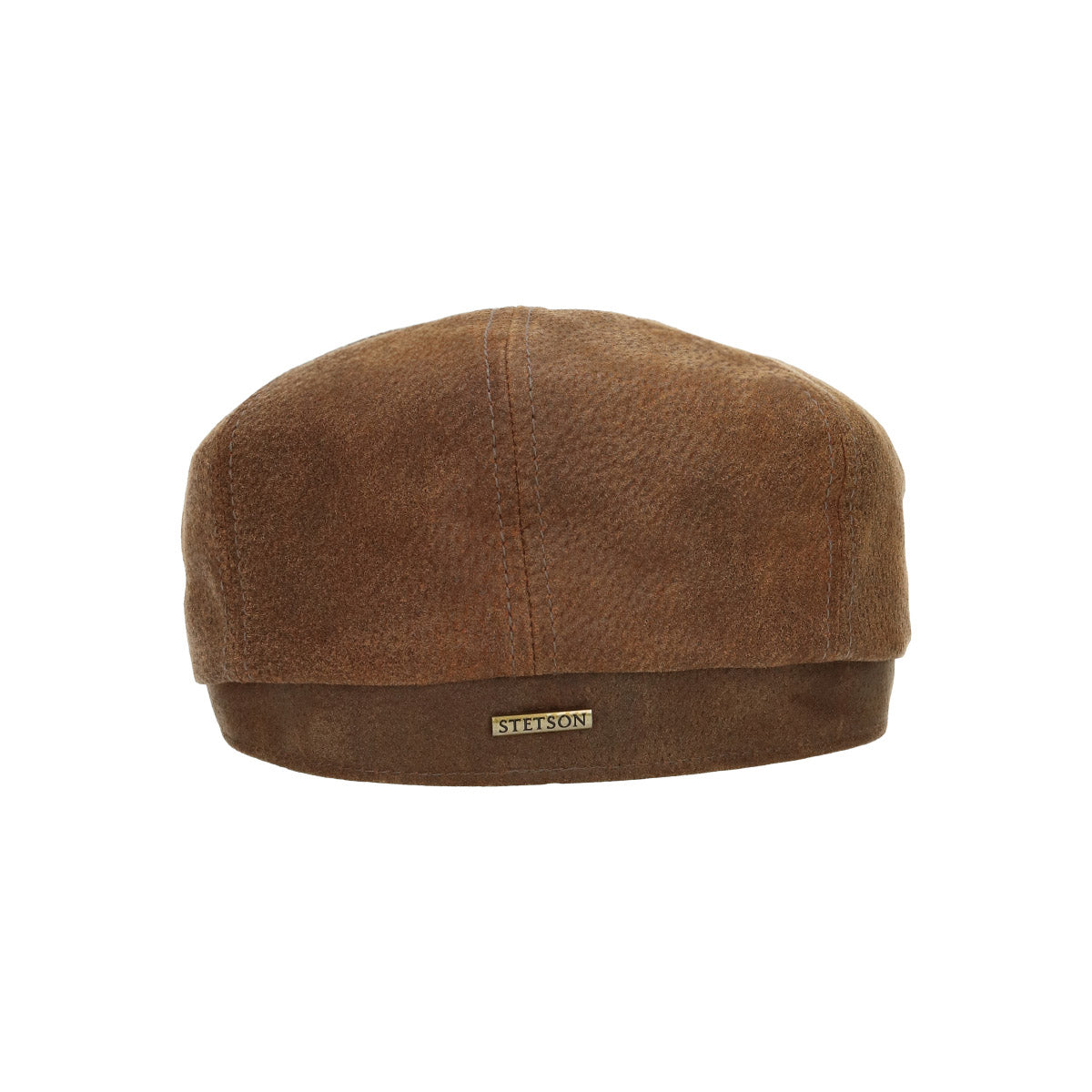 8-Panel Cap Pigskin braun