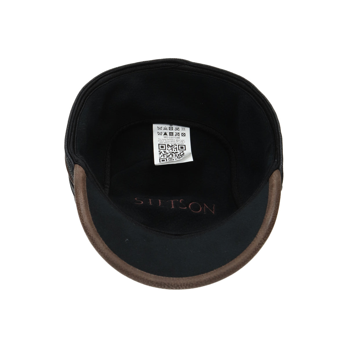 Baseball Cap Cowhide EF dunkelbraun schwarz