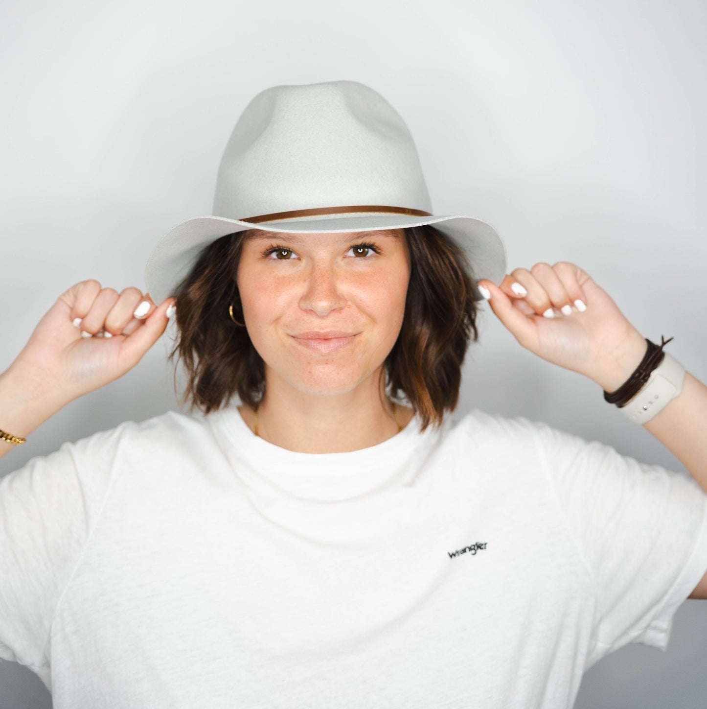 Wesley Packable Fedora mineral grey grau