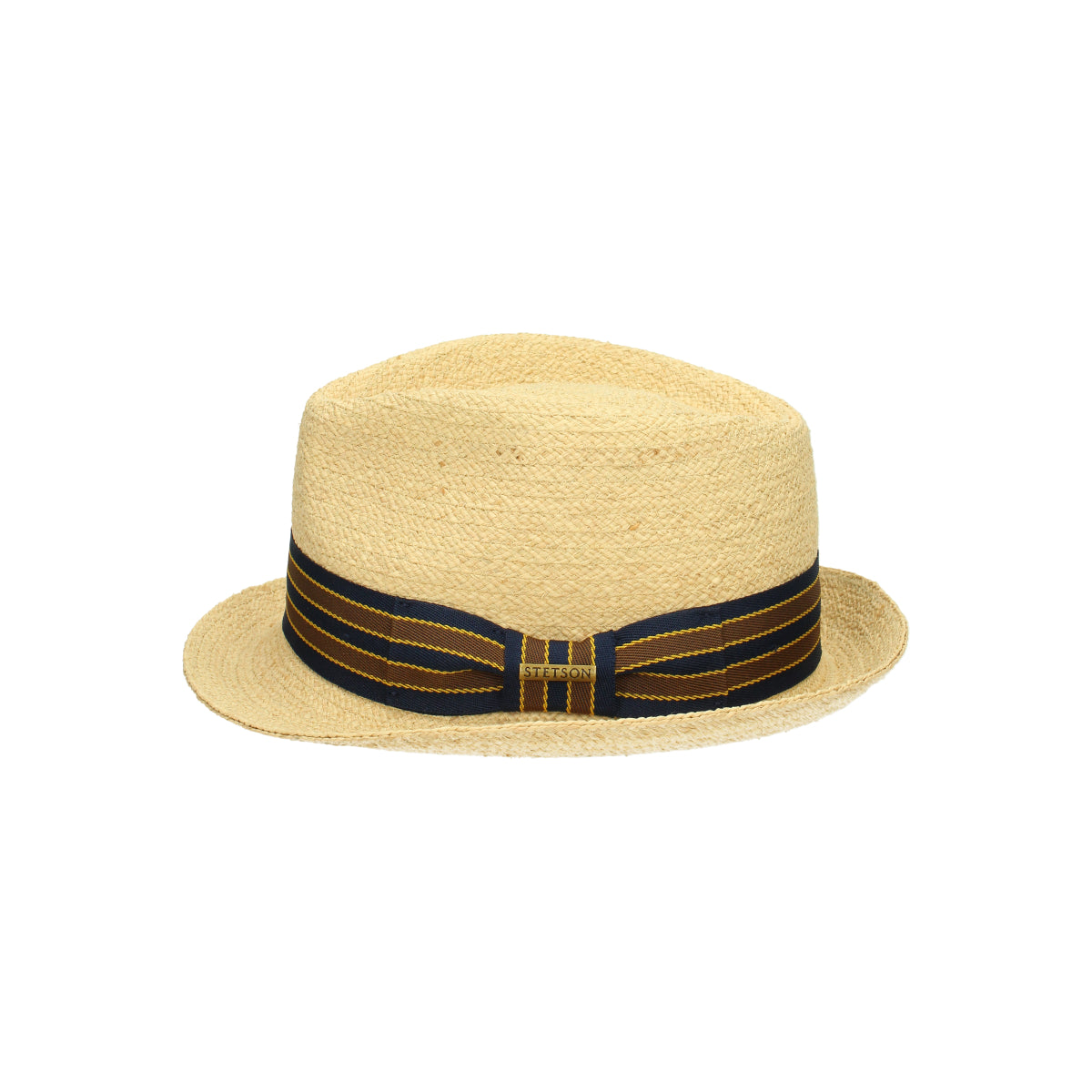 Trilby Raffia beige schwarz
