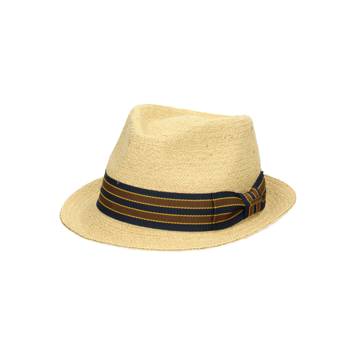 Trilby Raffia beige schwarz