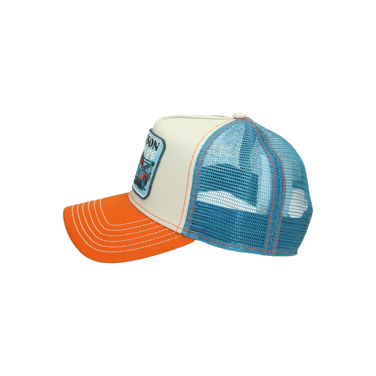 Trucker Cap Stetson's Garage blau orange