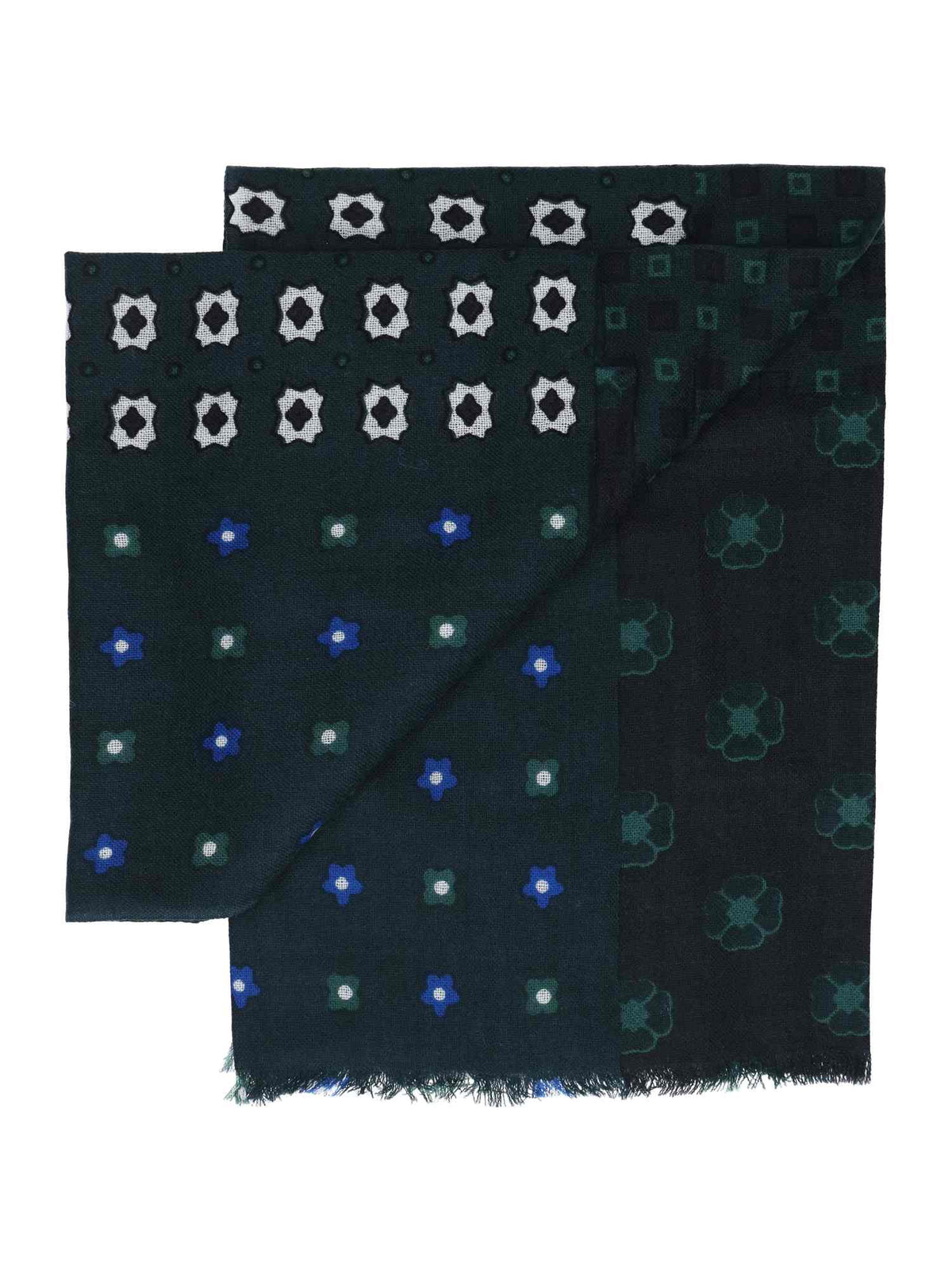 Scarf Wool moos grün