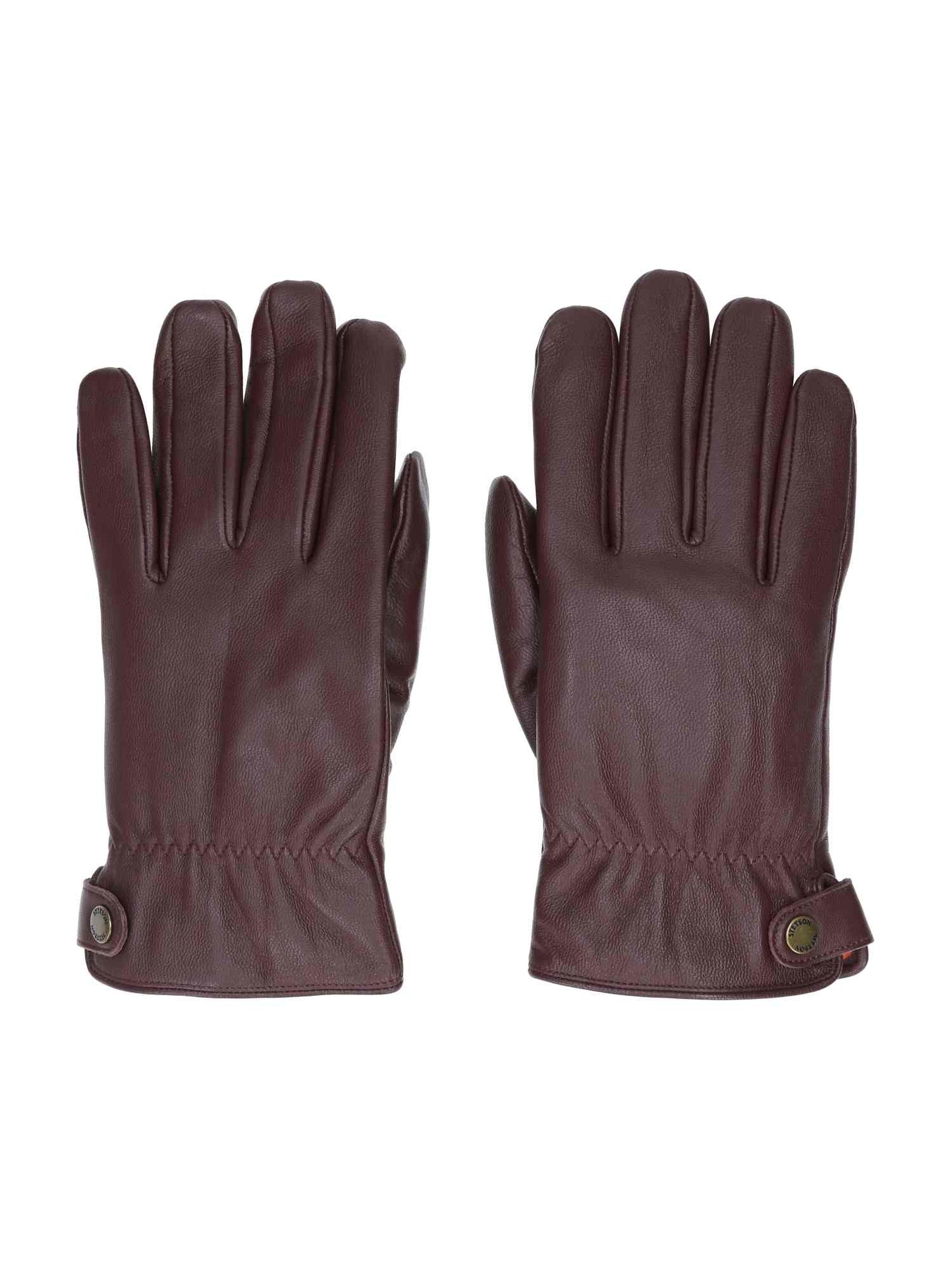 Gloves Goat Nappa Conductive braun