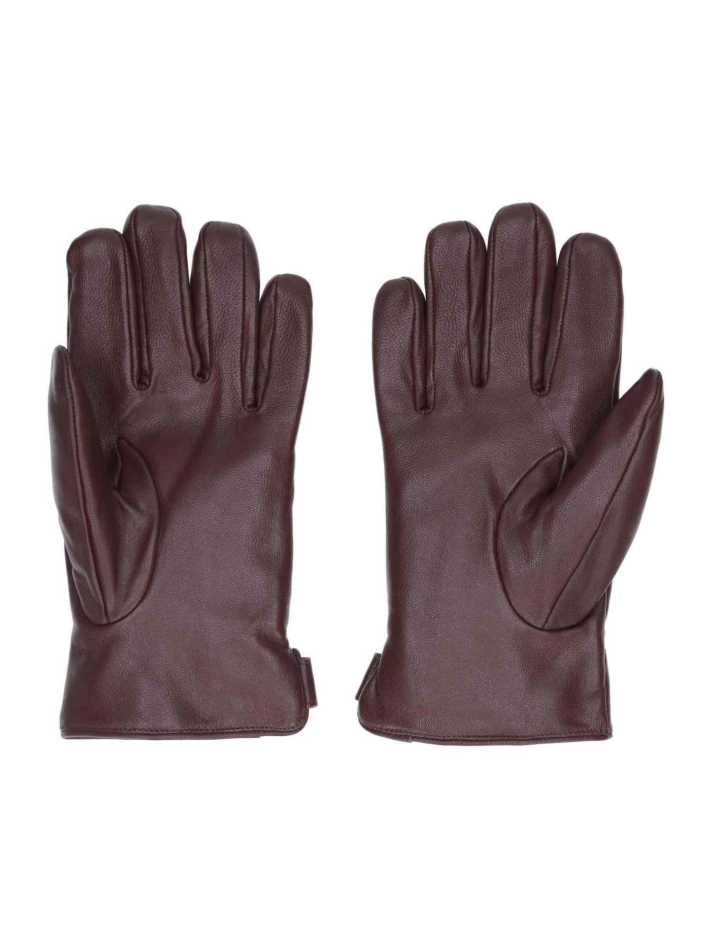 Gloves Goat Nappa Conductive braun
