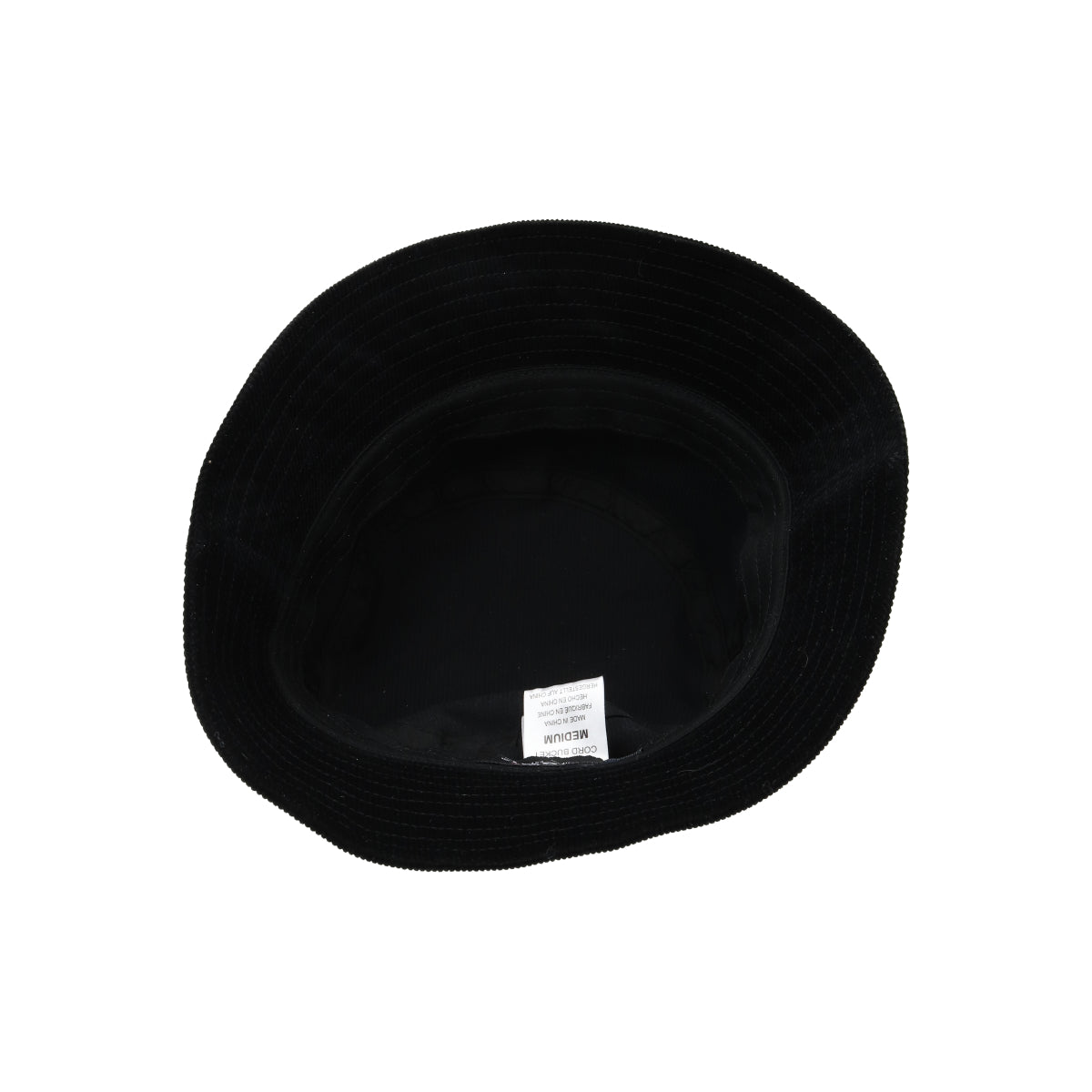 Cord Bucket black dunkel