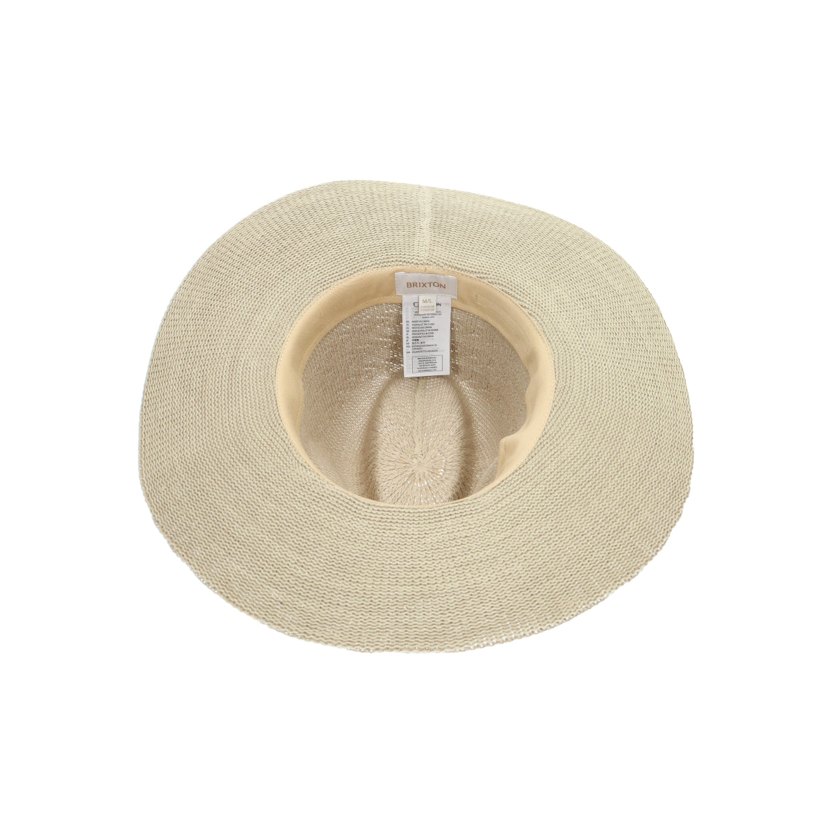 LYONS KNIT PATTERN PACKABLE HA light tan light tan