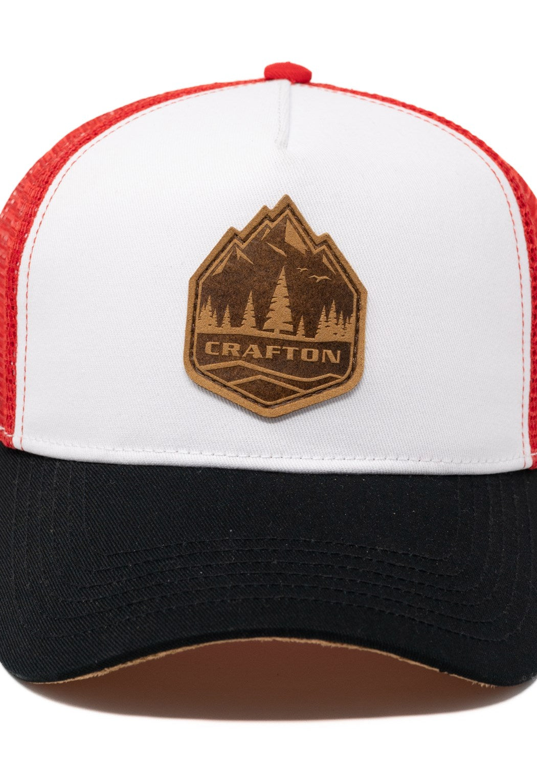 CRBIG MOUNTAIN Trucker Cap blk wht rd