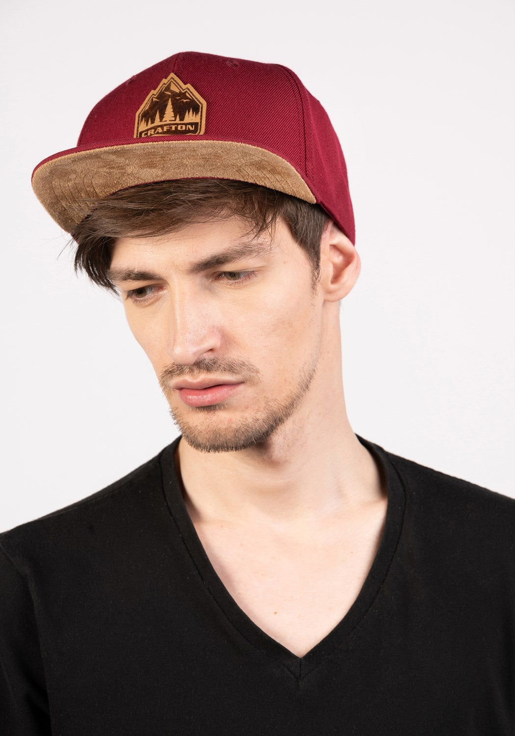 Crafton BIG MOUNTAIN snapback cap red