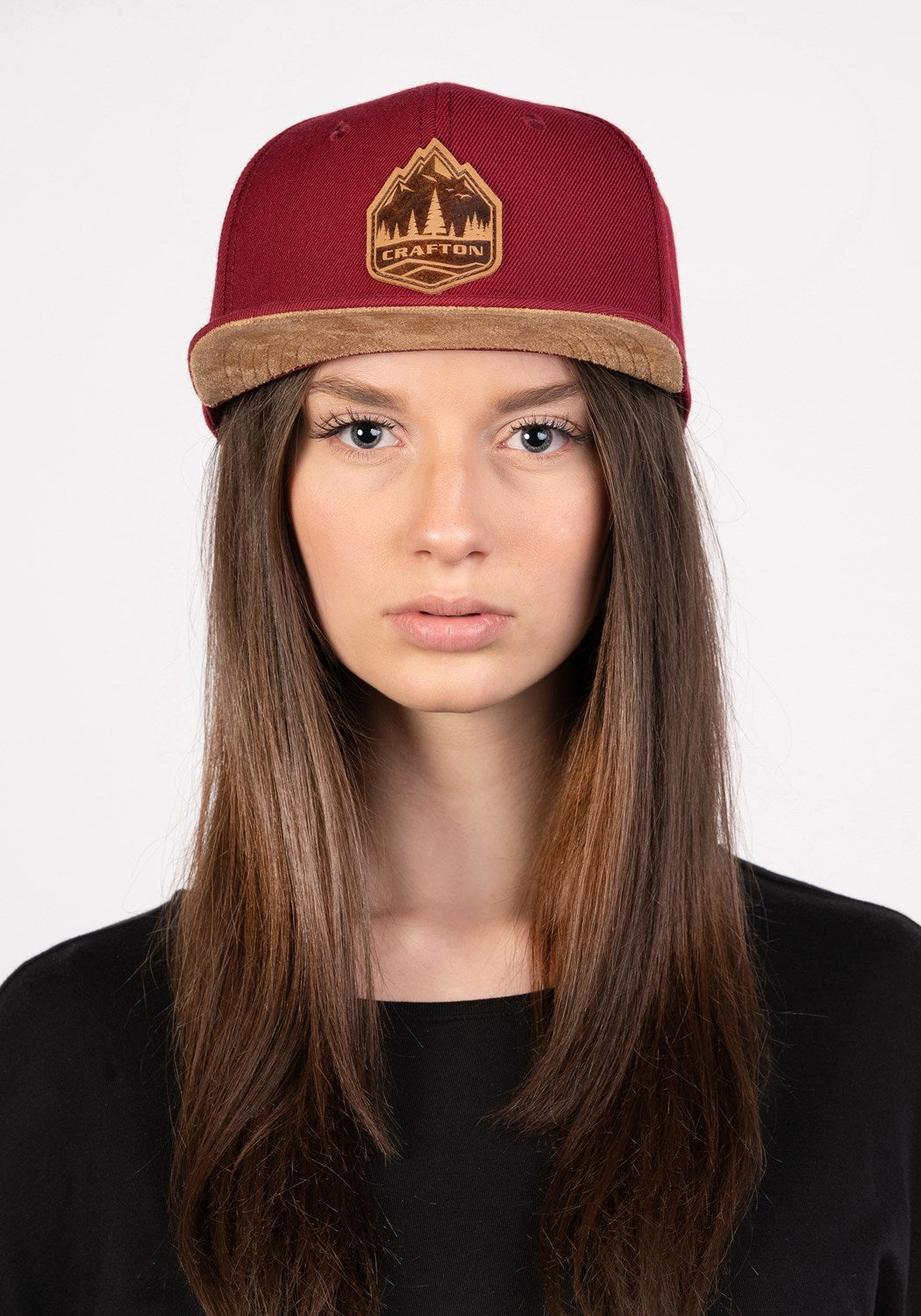 Crafton BIG MOUNTAIN snapback cap red