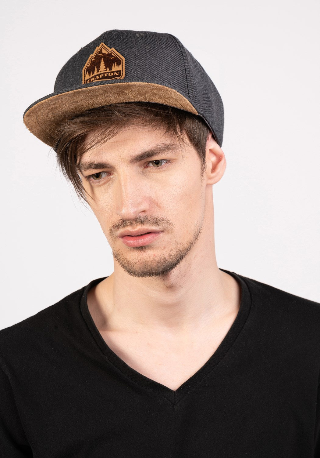 CRBIG MOUNTAIN Snapback Cap dk.ht gray