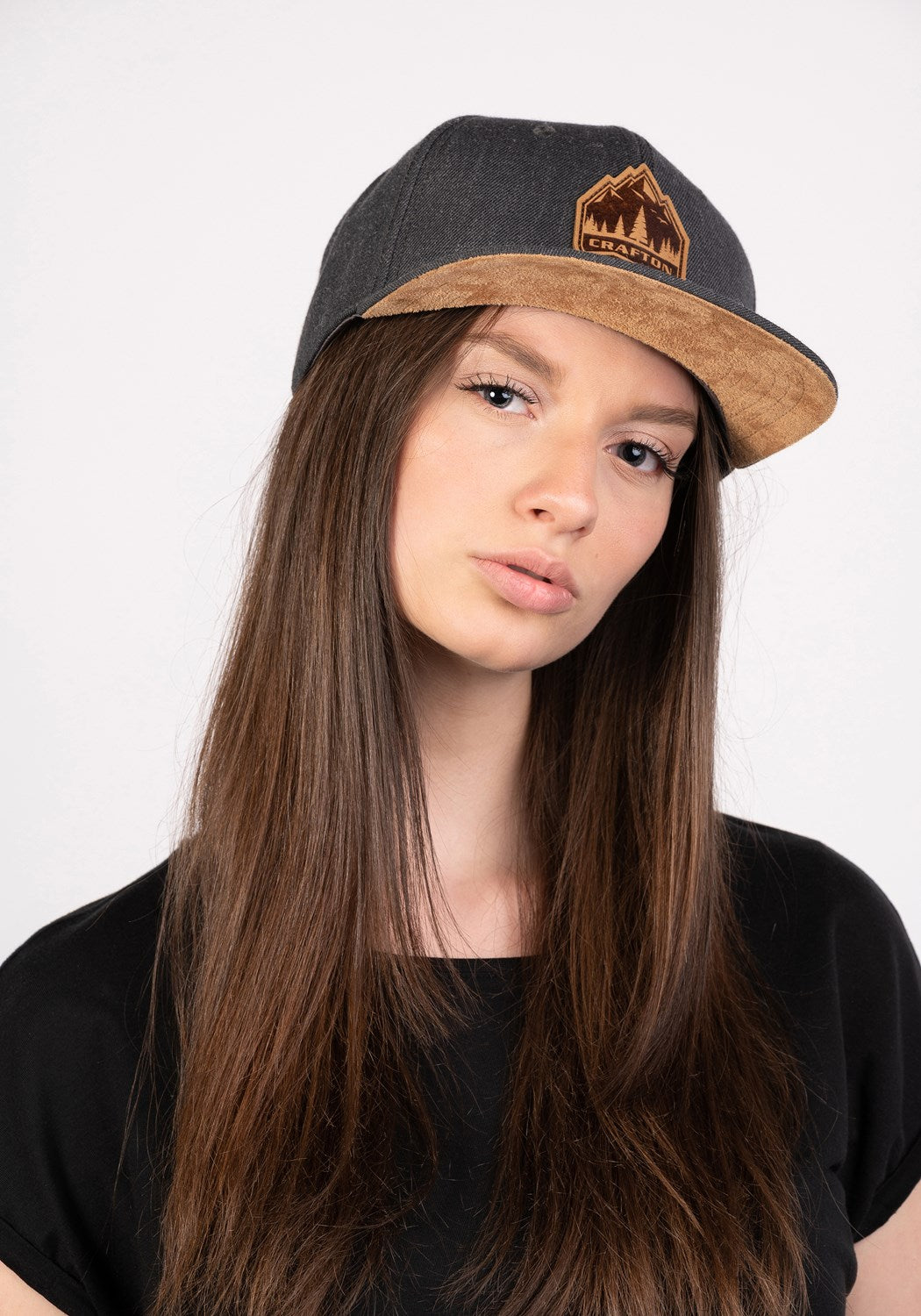 CRBIG MOUNTAIN Snapback Cap dk.ht gray
