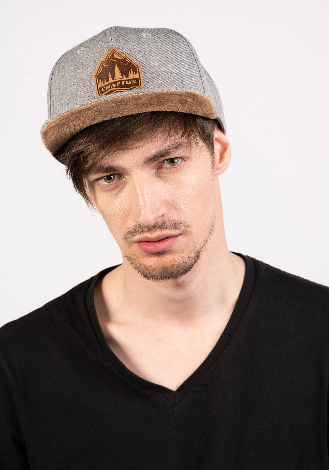 CRBIG MOUNTAIN Snapback Cap lt.ht gray