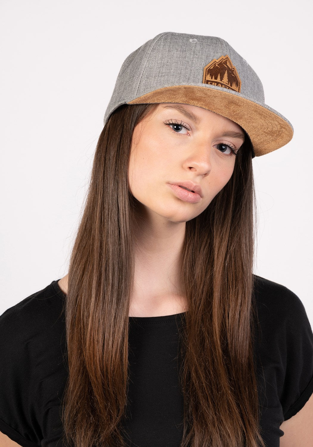 CRBIG MOUNTAIN Snapback Cap lt.ht gray