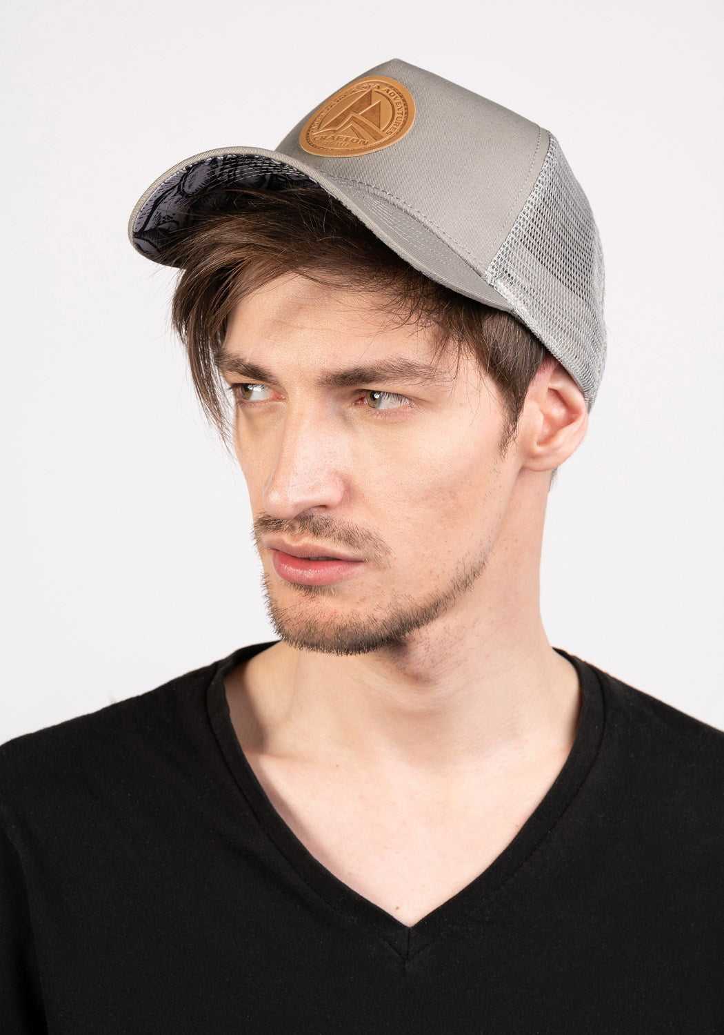 CRCLASSIC LOGO Trucker Cap lt.gray