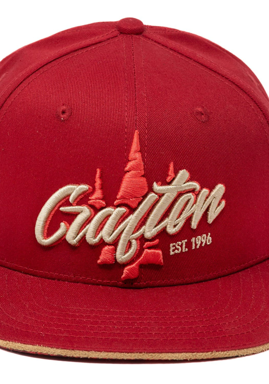 CRSCRIPT Snapback Cap burgundy