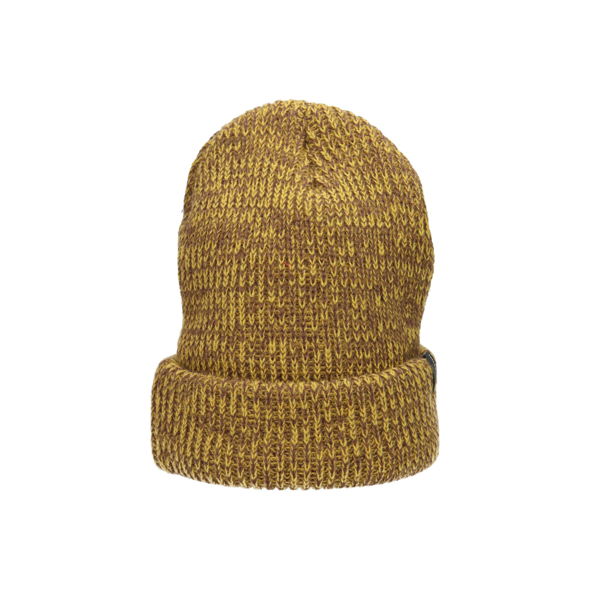Polar Chunky Beanie mustard brown marled yellow