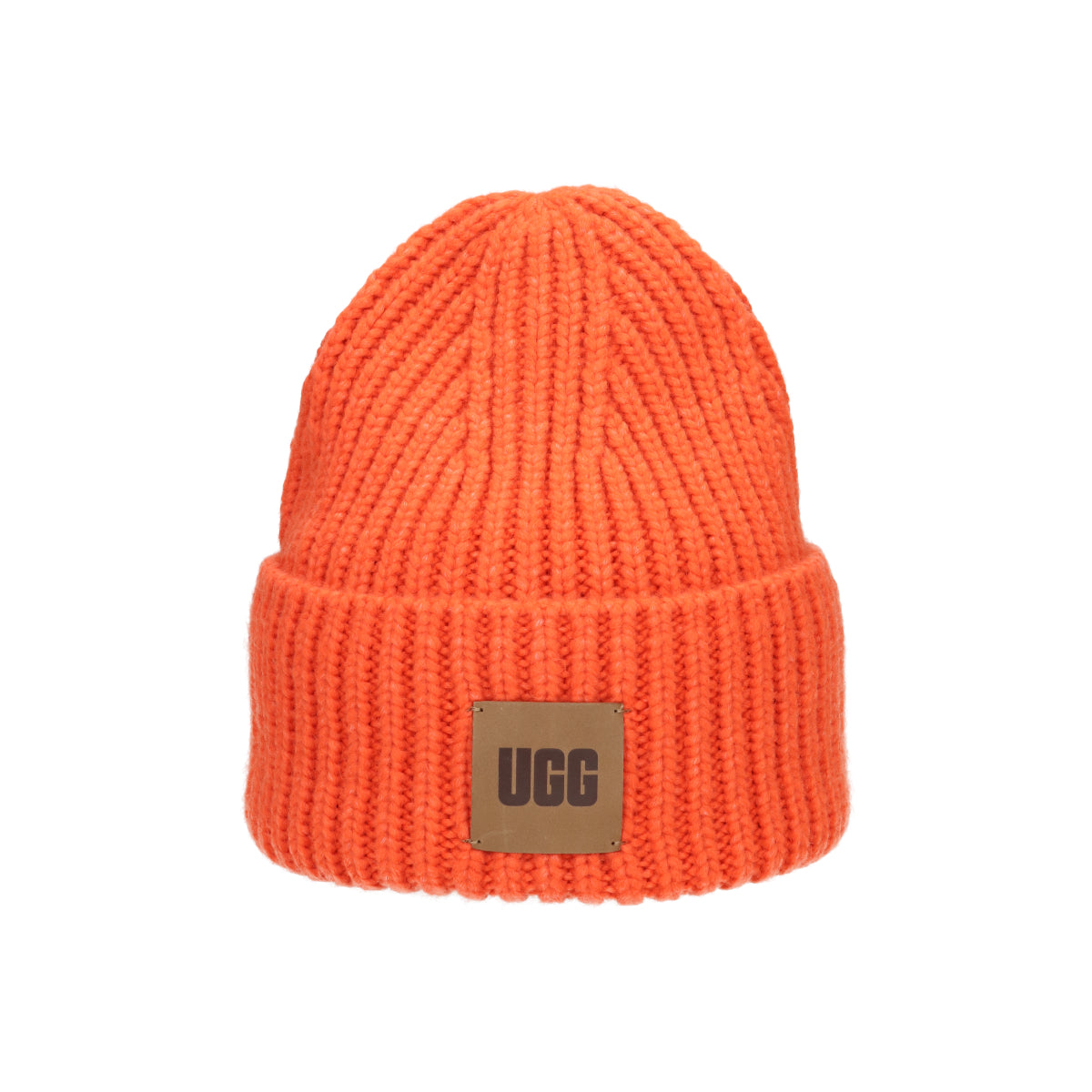 W ChWnky Rib Beanie orange soda