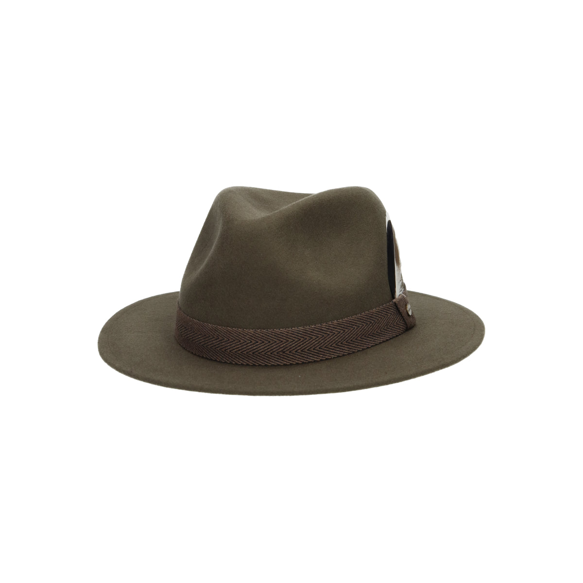 Traveler Woolfelt olive brown