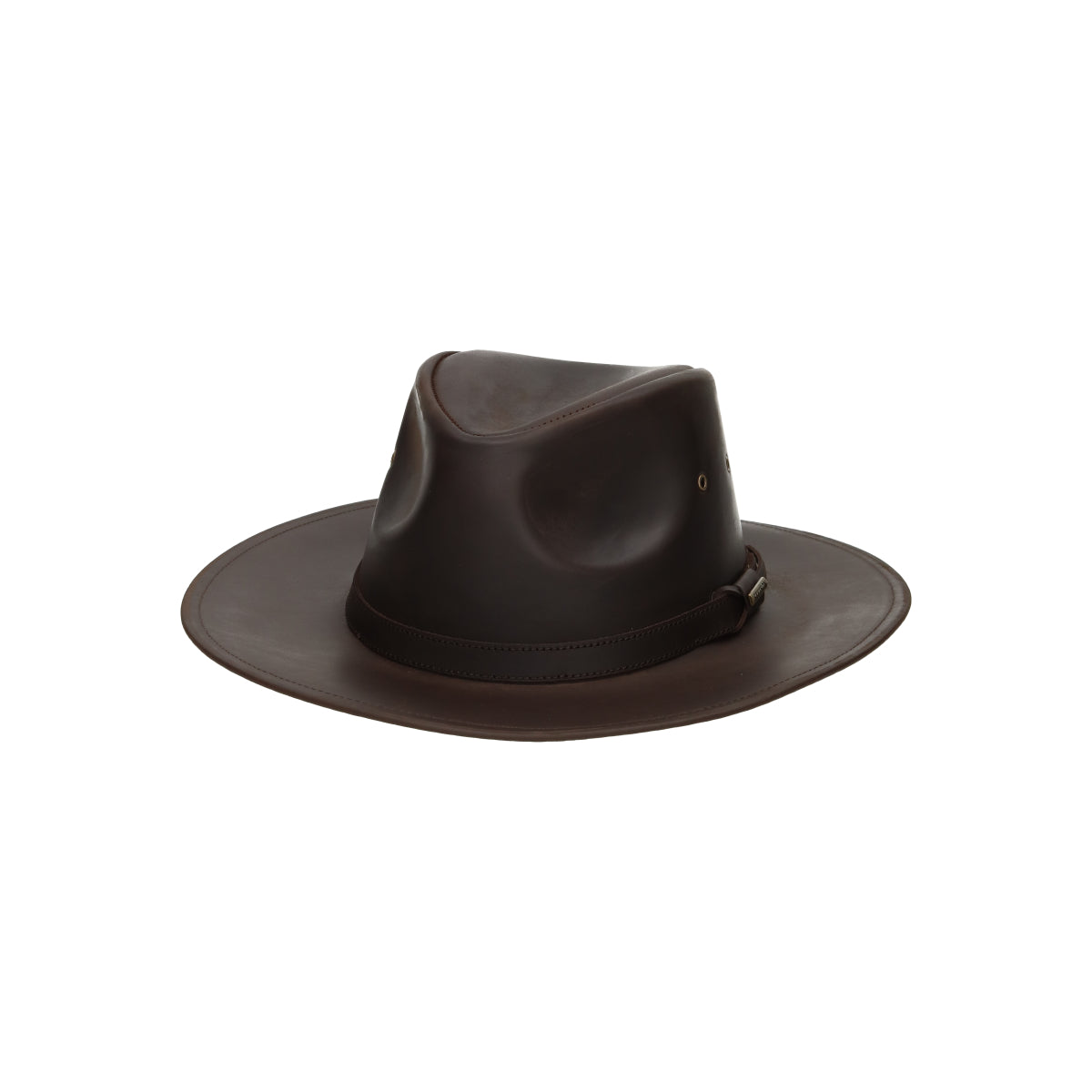 Western Buffalo Leather dark brown