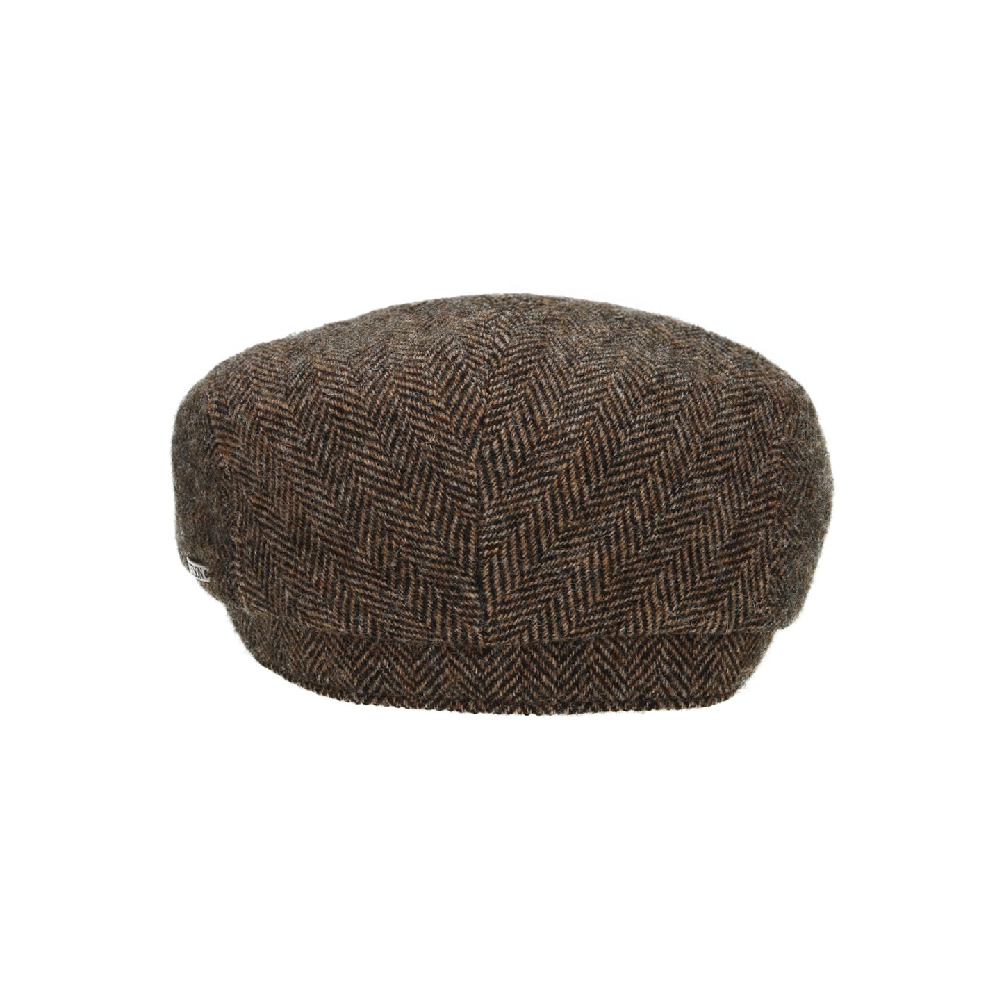 Driver Cap Wool Herringbone brown melange