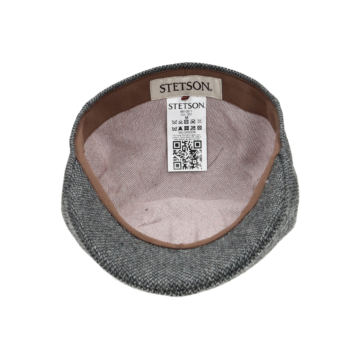 Texas Wool herringbone gray