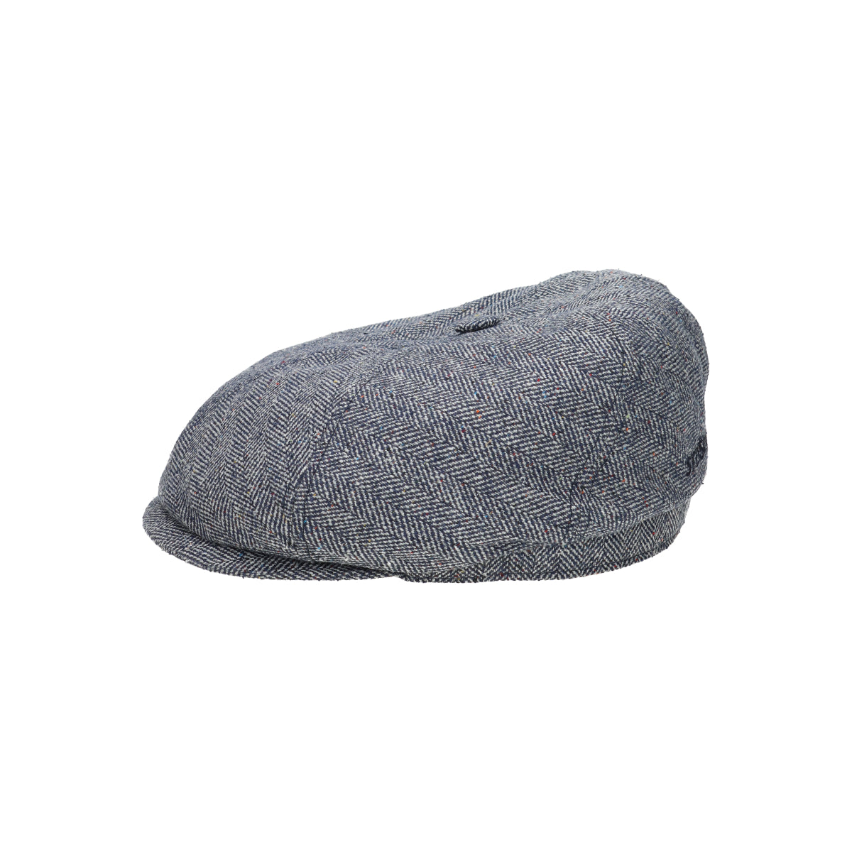 6-Panel Cap Silk herringbone gray