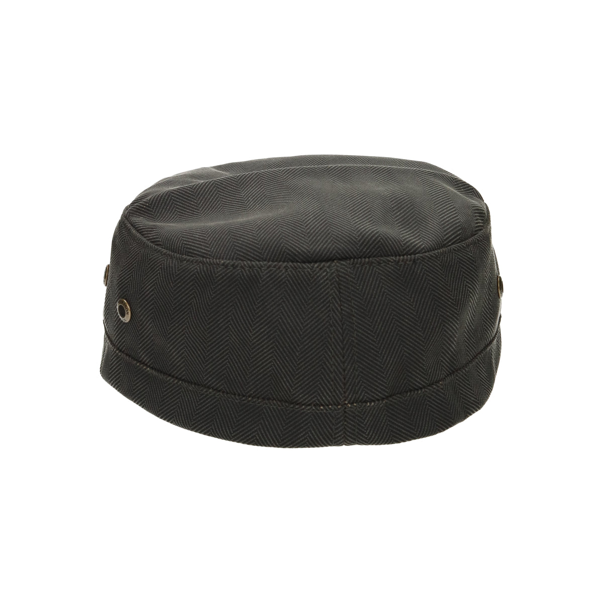 Army Cap Herringbone herringbone green black