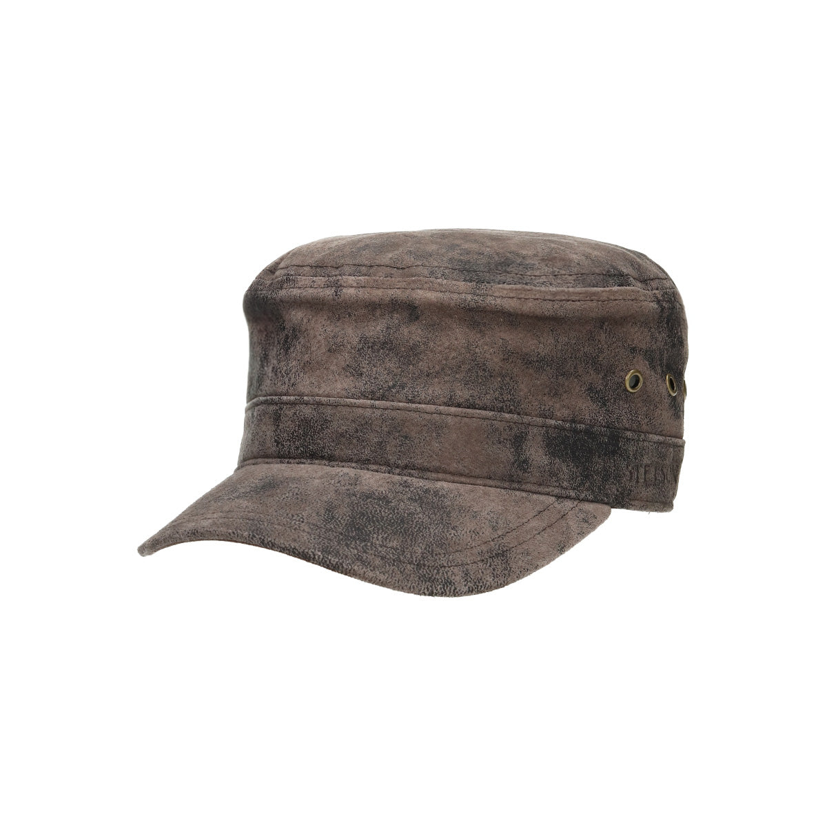 Army Cap Pigskin brown dark