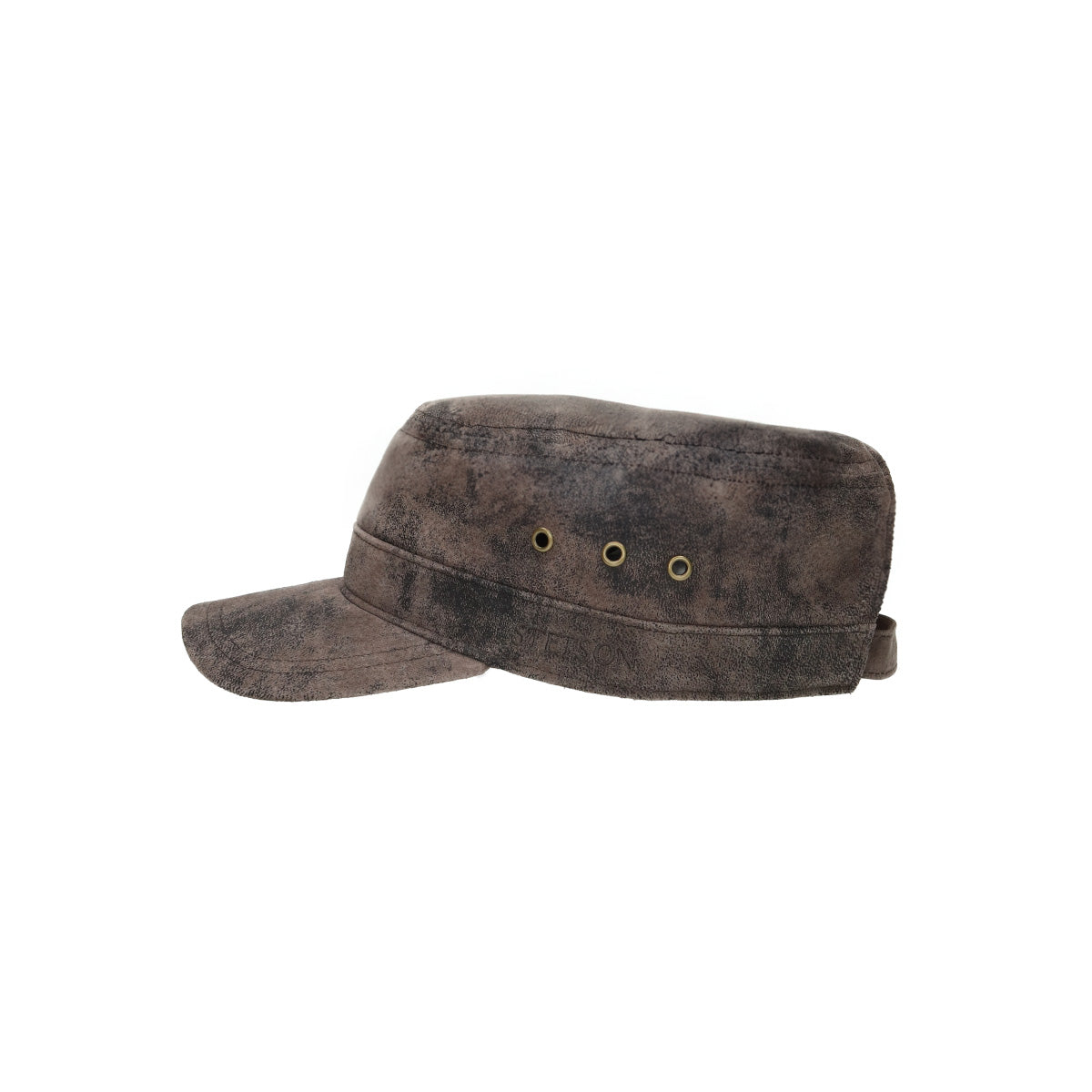 Army Cap Pigskin brown dark
