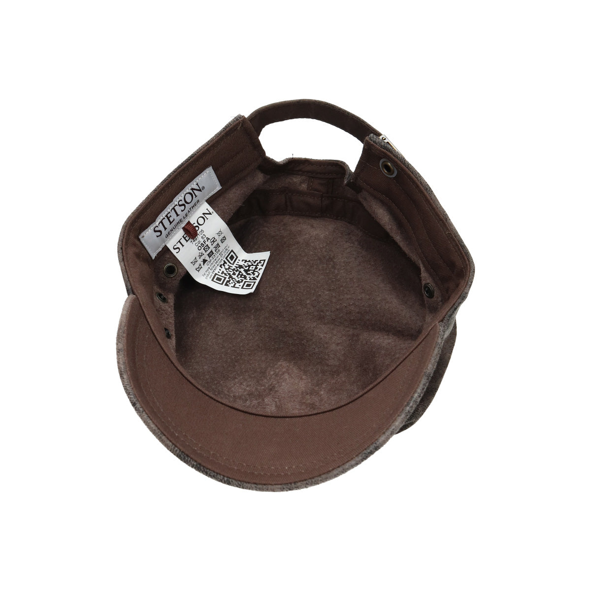 Army Cap Pigskin brown dark