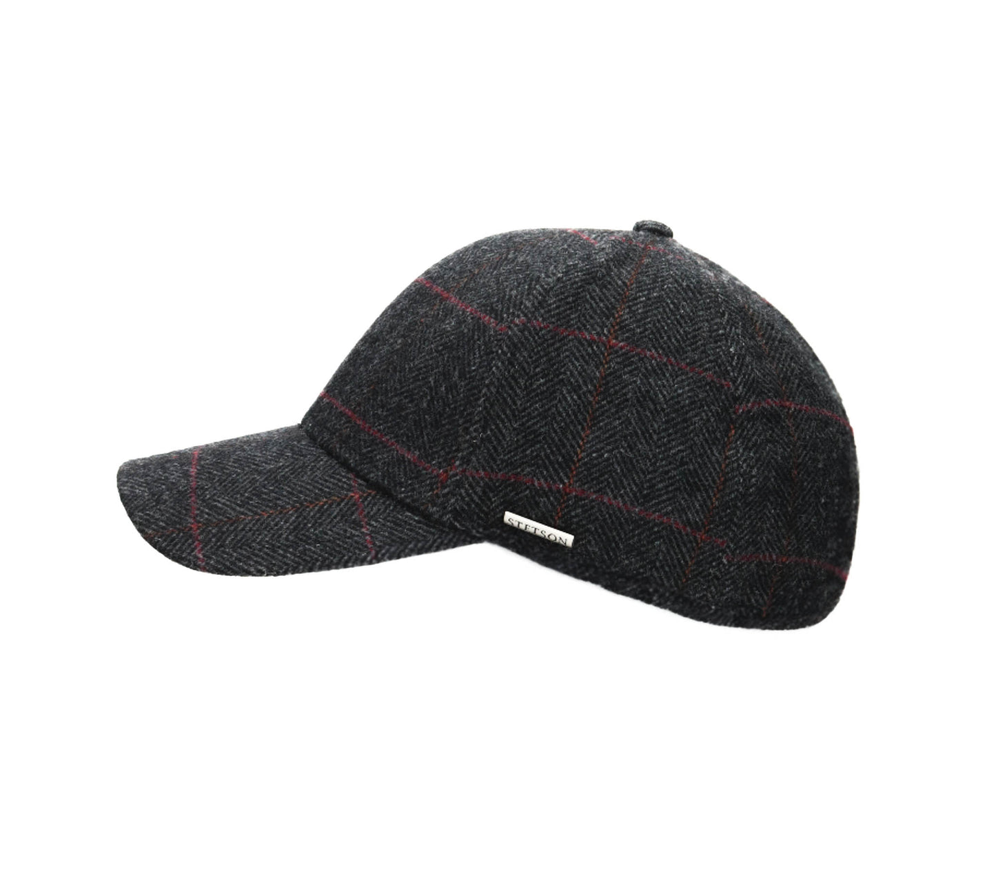 Baseball Cap Wool EF herringbone gray