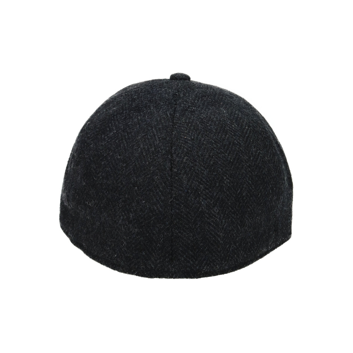 Baseball Cap Wool Herringbone herringbone black