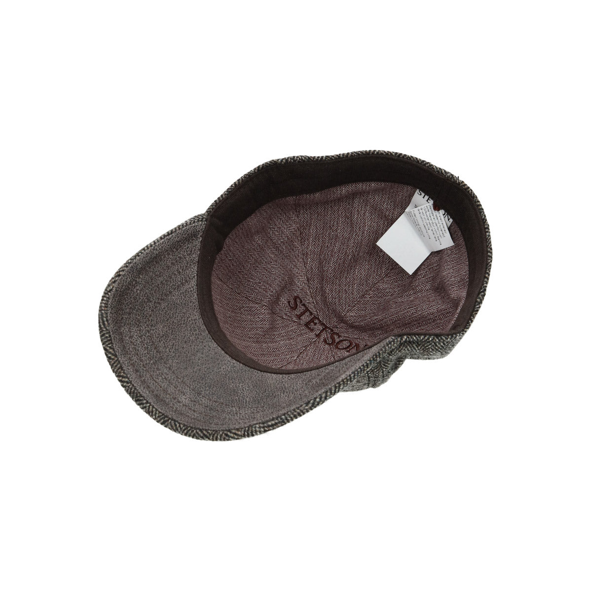 Baseball Cap Wool Herringbone herringbone-grey mottled