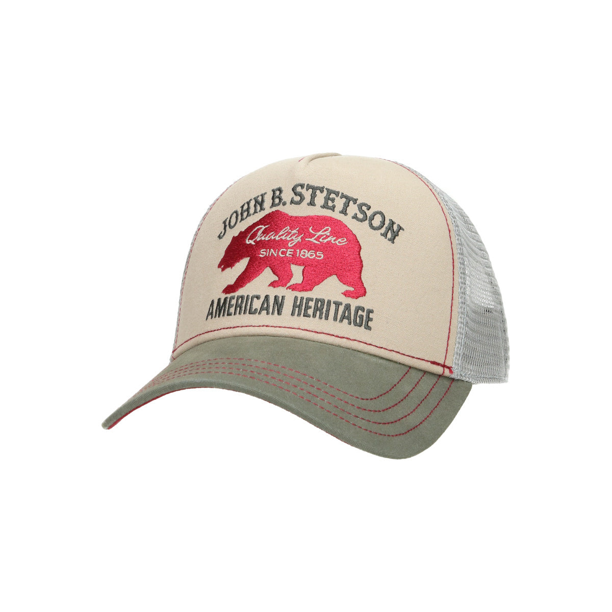 Trucker Cap Bear brown beige