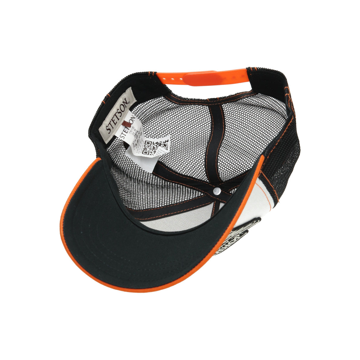 Trucker Cap Car Club white black orange