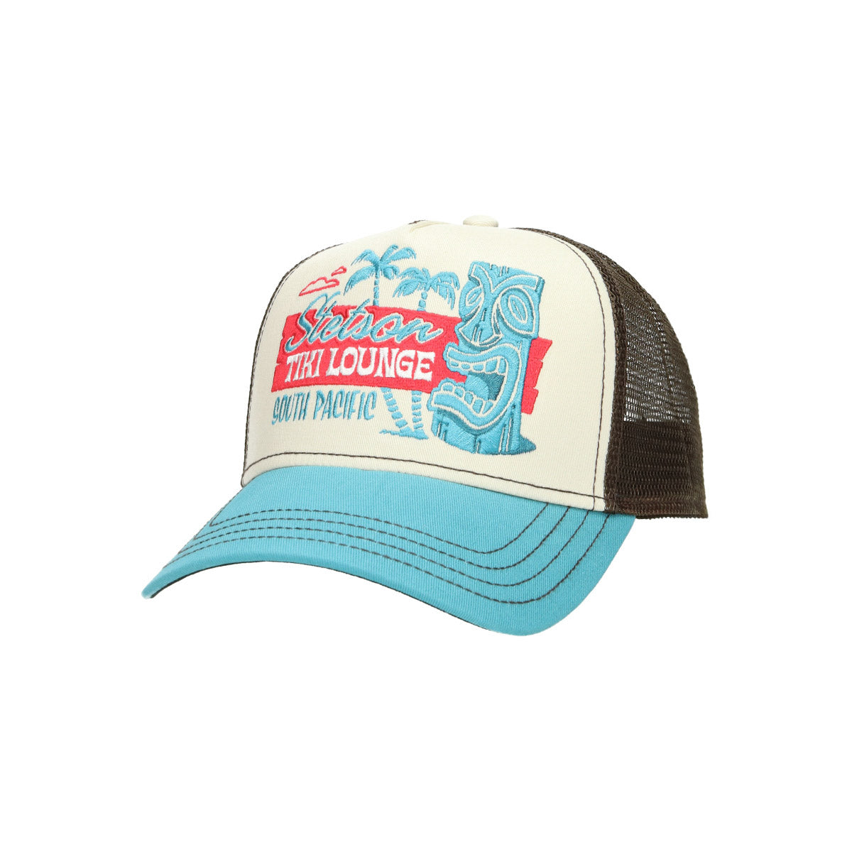 Trucker Cap Tiki Lounge blue brown