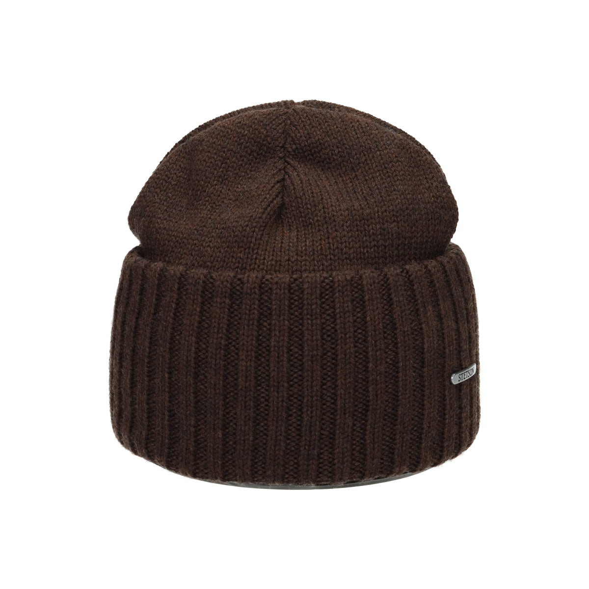 Beanie Merino dark brown