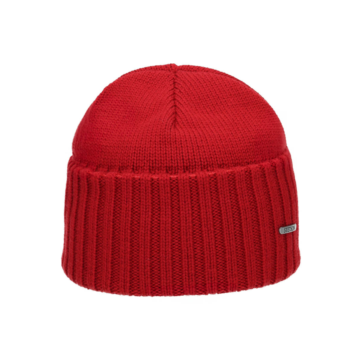 Beanie Merino Wool red