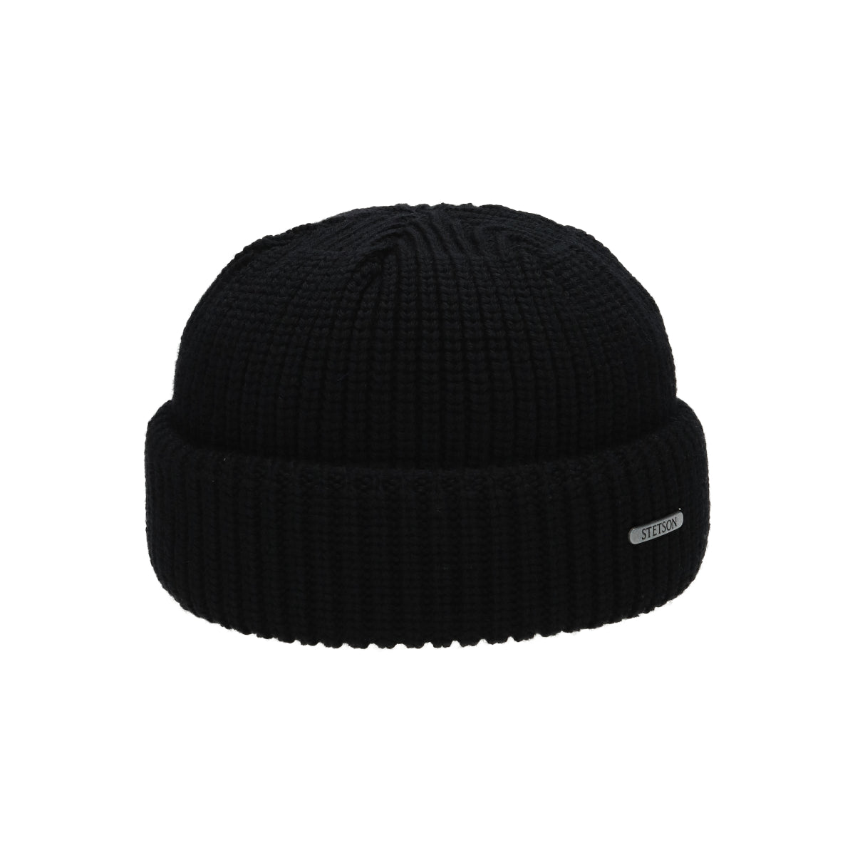 Beanie Merino Wool black anthracite