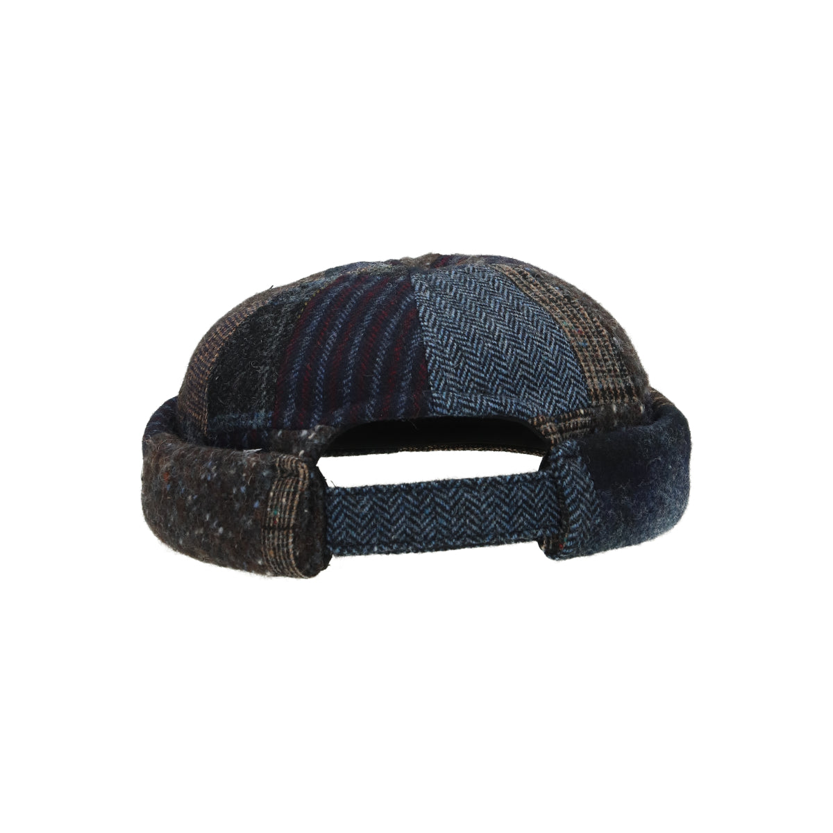 Docker patchwork blue brown